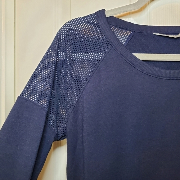 ATHLETA Citytime Crewneck Sweatshirt Navy Blue Size: S - Picture 4 of 11